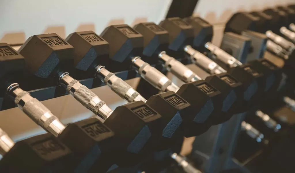 Dumbells voor personal training